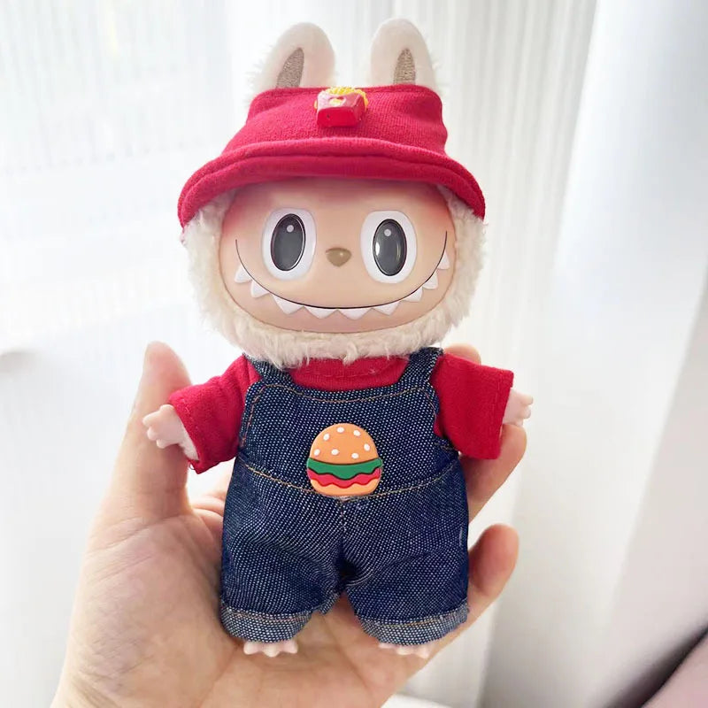 Labubu Fast Food Costume - Hamburger