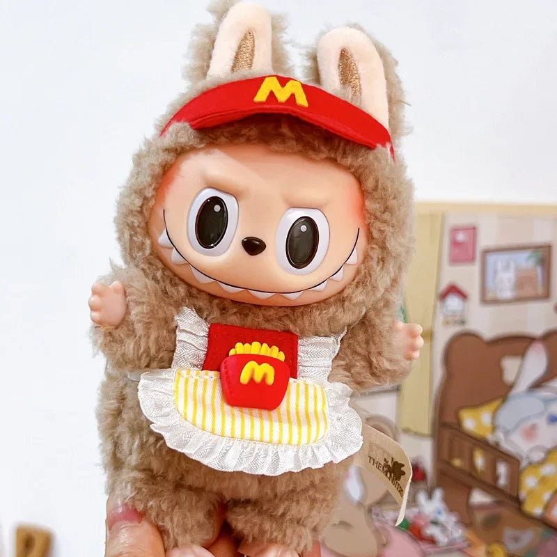 Labubu Fast Food Costume - French Fries